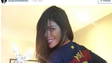 Usai Kalahkan PSG Miss BumBum Hadiahi Foto Bugil Untuk Fans Barcelona