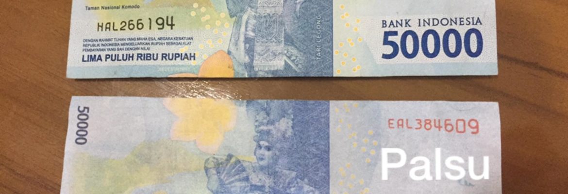 Belum Genap Setahun, Uang NKRI Edisi 2016 ini Berhasil Dipalsukan