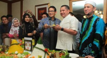 Pengusaha HIPMI Syukuran Kemenangan Bersama Sandi