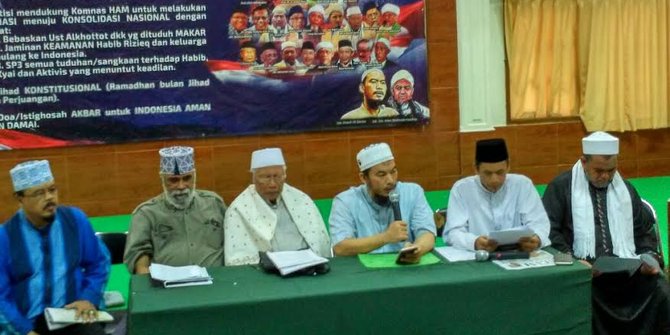 Alumni 212 Minta JK Nasehati Jokowi Soal Kasus Rizieq