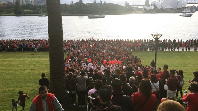 Indahnya Aksi Damai untuk Ahok dari Warga Indonesia di Sydney