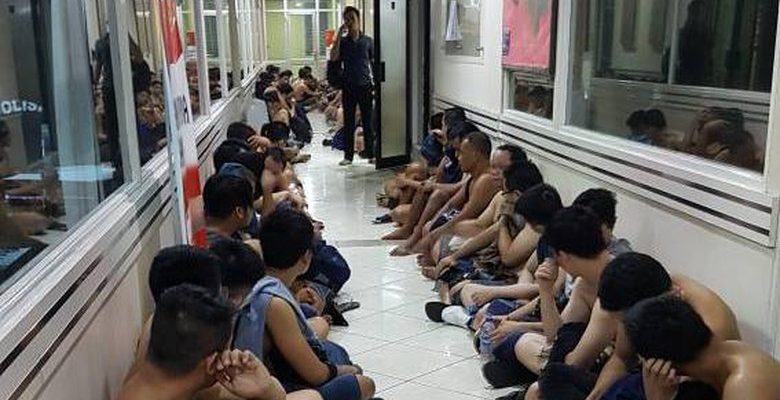 Inilah Hasil Penggerebekan Pesta Gay "The Wild One", 141 Orang Diamankan