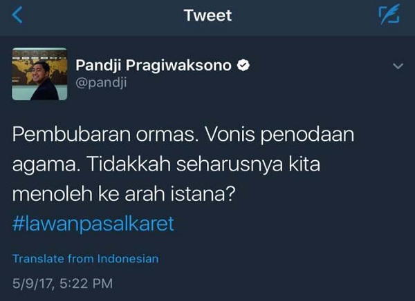 Hati-hati! Skenario Adu Domba, Pandji dan Anak Buah Prabowo