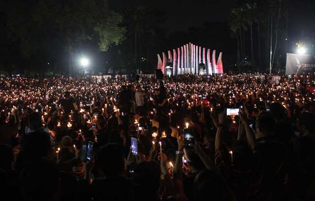 Solidaritas untuk Ahok di Kota-kota Indonesia Berkabung
