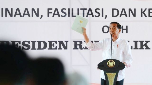 Targetkan Jokowi untuk Tahun ini Keluarkan 5 juta Sertifikat Tanah