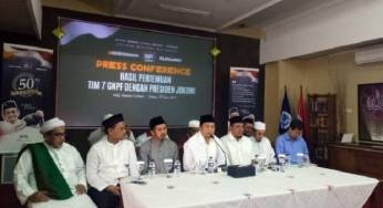 GNPF MUI Berkesimpulan Presiden Jokowi Tak Kriminalisasi Ulama