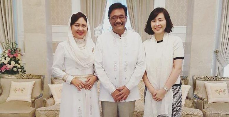 Tanpa Ahok, Veronica Tan Silaturahmi ke Djarot Saiful Hidayat