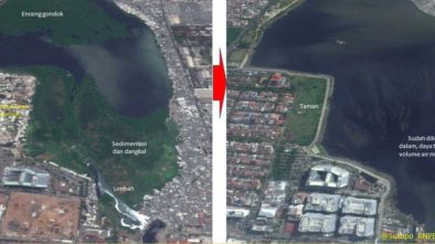 Viral Foto Perubahan Waduk Pluit dan Ciliwung di Ultah Ahok