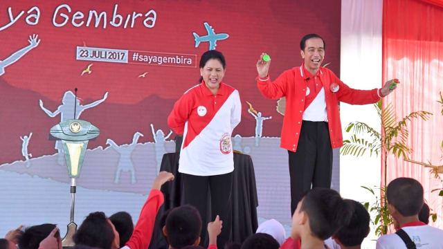 Demi Hibur Anak-anak dan Peringati HAN, Jokowi Ditraining Kaesang 5 Hari Tiap Malam