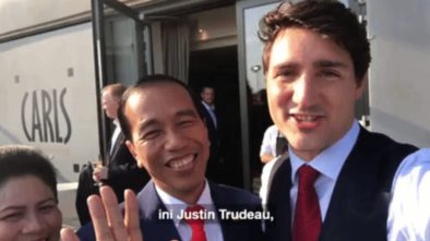 Keakraban Jokowi dan Trudeau dalam Vlog Melalui Youtube