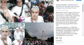 Artis Rio Reifan, Alumni 212 Tertangkap Bawa Narkoba