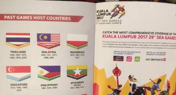 Malaysia Bikin Ulah, Buku Panduan SEA GAMES Bendera Indonesia Terbalik