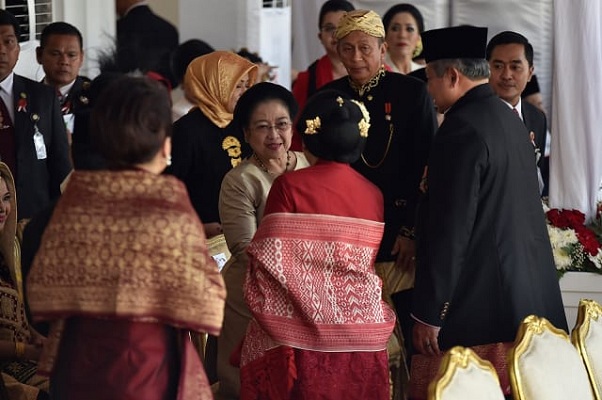 Kejutan HUT ke-72 RI, SBY dan Megawati Bersua di Istana Merdeka