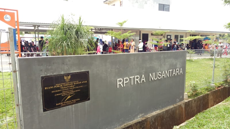 Meski Pengadaan Lahan Dihentikan Pembangunan RPTRA Tetap Berlanjut