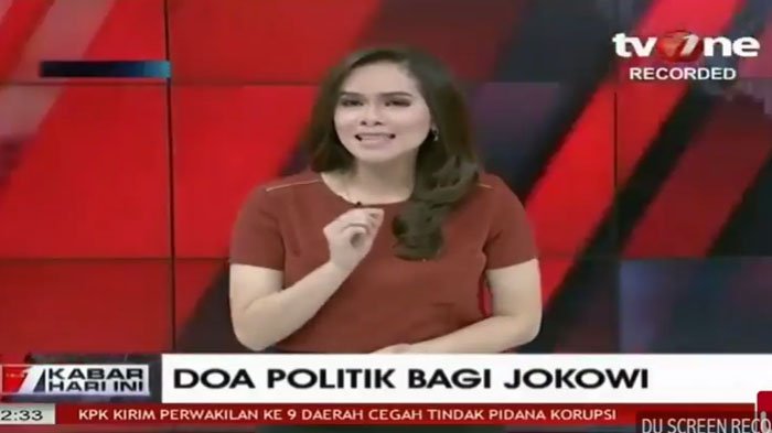 Presenter TV One Windy Ejek Jokowi Lewat Akun Twitter