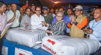 Bantuan Dari Pemerintah RI untuk Rohingya Tiba di Bangladesh