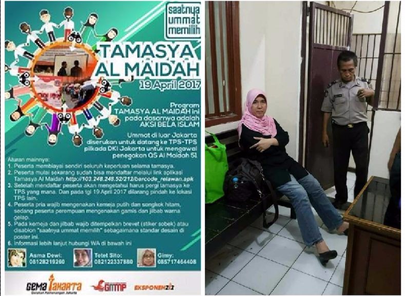 Koordinator Tamasya Almaidah Asma Dewi Ditangkap Polisi