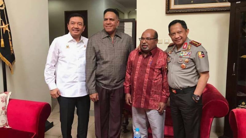 Pertemuan Ka BIN, Gubernur Papua, Kapolri Tak Ada Deal Pilgub