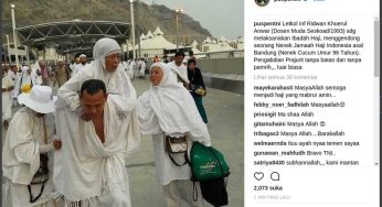 Salut, Saat Berhaji Letkol Ridwan Gedong Nenek 96 Tahun
