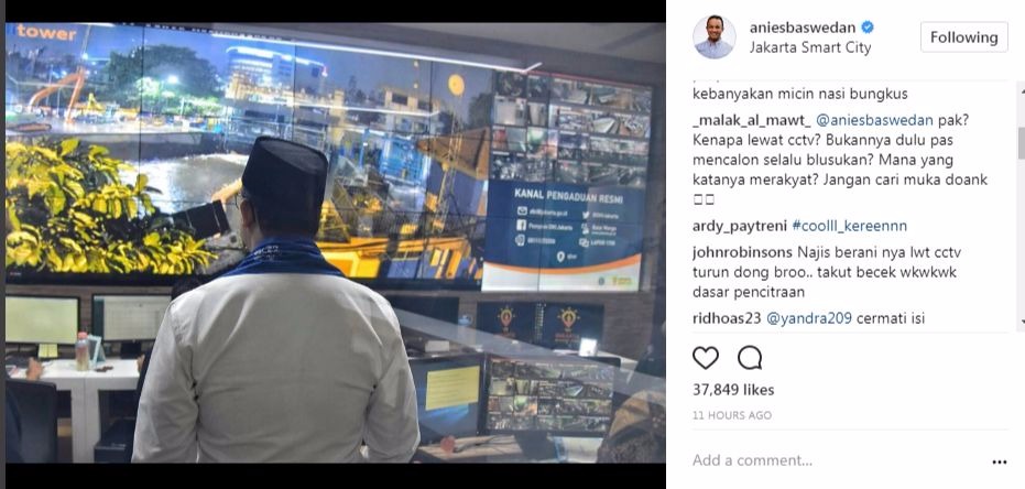 Anies Baswedan Kena Bulliyan Netizen Pantau Banjir Lewat Jakarta Smart City