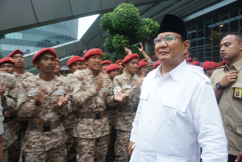 Gerindra Bentuk Sayap Purnawirawan, Prabowo: Pejuang Tak Ada Kata Pensiun