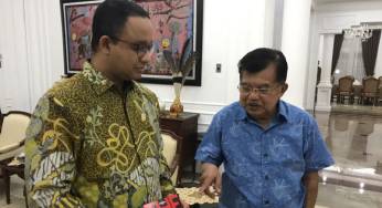 Saat JK dan Anies Satu Mobil Dalam Perjalanan Menuju Halim