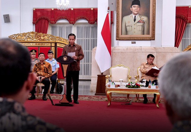Saat Jokowi Bilang Sebagai Panglima Tertinggi di Depan Panglima TNI