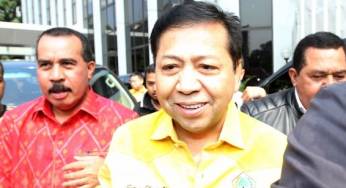 Setnov Tersenyum dan Tertawa di Kantor Golkar, Usai Terlepas Jadi Tersangka