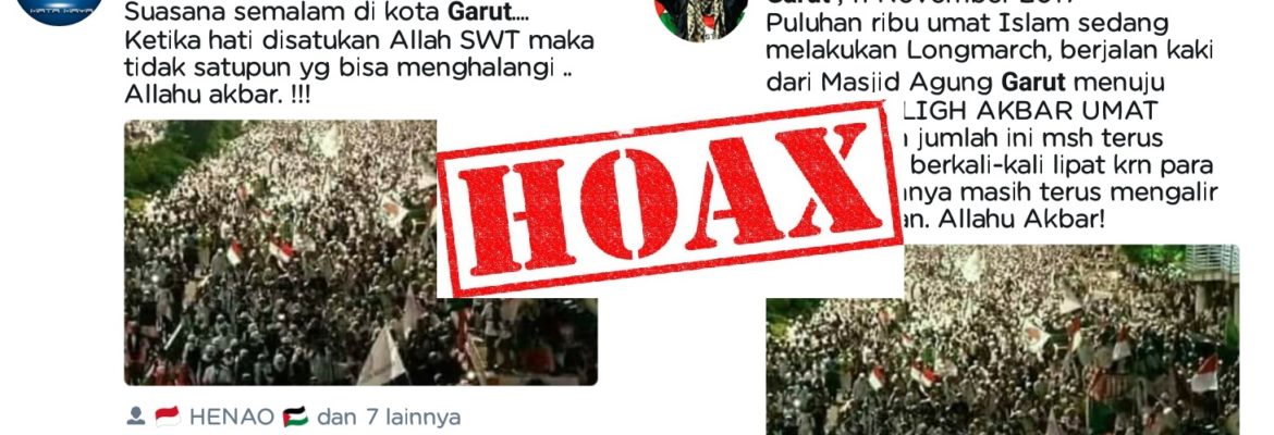 Pembela Bahtiar Nasir Posting Foto Hoax Aksi DKI Disebut Jamaah di Garut