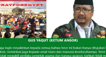 Sikap GP Ansor Terkait Teror Bom di Masjid Ar Raudhoh Sinai Mesir