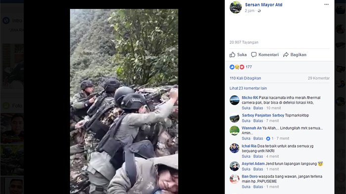 Video Dua Jenderal Polisi & Korps Brimob Ikut Perang Bebaskan Sandera di Papua