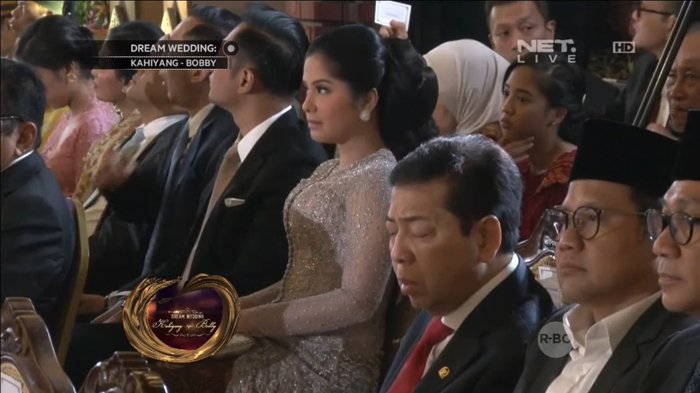 Video Setya Novanto Tertidur di Acara Pernikahan Putri Jokowi