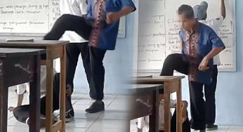 Viral Video Guru Tendang Kepala Muridnya Setelah Beri Hukuman