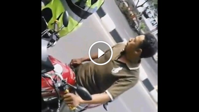 Viral Video Tolak Ditilang Pria Ini Tantang dan Bentak Polisi di Mojokerto
