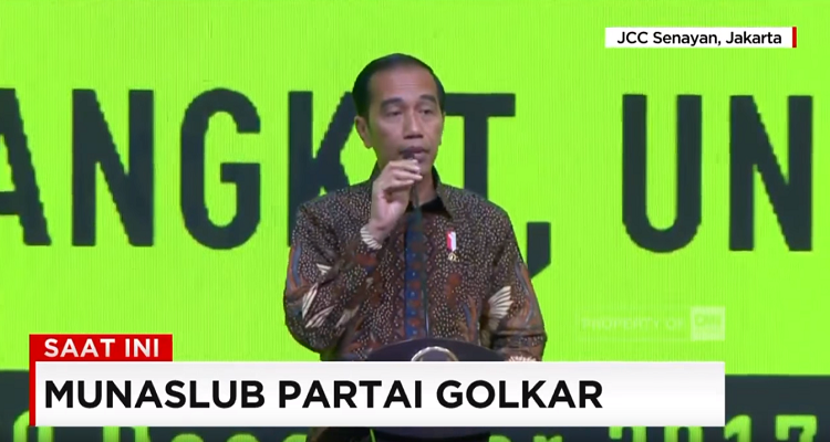Jokowi Blak-blakan Soal Ada Grup-grup di Golkar, dari JK Hingga Ical
