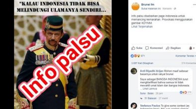 Netizen Brunei Tersinggung Soal Berita Hoax di Indonesia