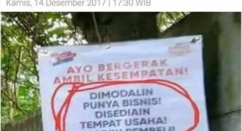 Warga Kecewa, Sandi Klaim Dari Awal OK OCE Tidak Berikan Modal