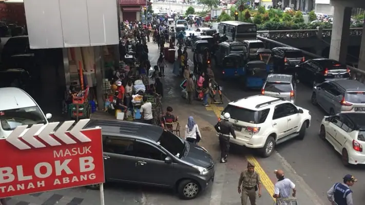 Klaim Macet Tanah Abang Turun 10 Persen, Dishub DKI Bantah Polisi