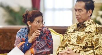 Menteri Susi Dikritik JK & Luhut Terkait Kebijakan Penenggelaman Kapal, Namun Dipuji Jokowi