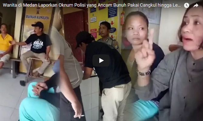 Oknum Polisi Ancam Bunuh Satu Keluarga, Warga Geruduk Polsek
