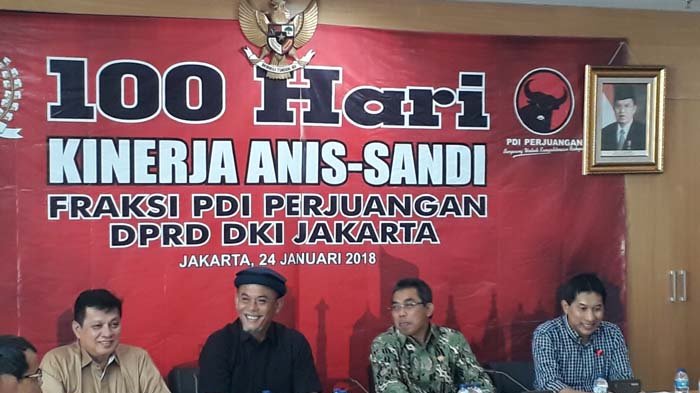 PDIP DKI Sebut Anies-Sandi Buat Jakarta Berubah 180 Derajat dengan Dalih Keberpihakan