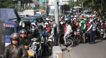 Polres Jakpus Sebut Kemacetan di Tanah Abang Naik Dua Kali Lipat