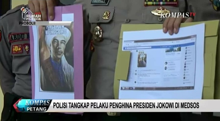 Polres Probolinggo Tangkap Pelaku Penghina Presiden Jokowi di Medsos