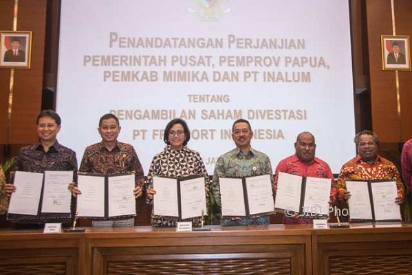 Sah! Pemerintah Pusat Berikan Papua 10 Persen Saham Freeport