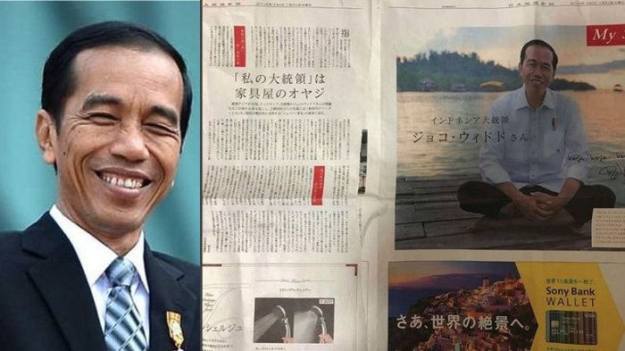 Sosok Jokowi Mendadak Jadi Sorotan, Dimuat di Media Jepang Diulas Sebanyak 2 Halaman Penuh