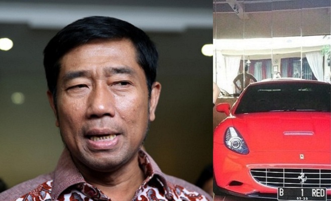 Ternyata Anak Buah Lulung Mengaku Bukan Pemilik Ferrari B 1 RED