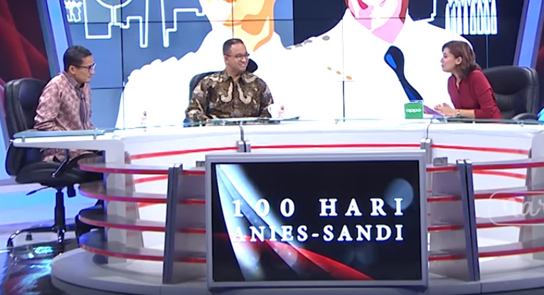 Video Mata Najwa 100 Hari Anies-Sandi Jadi Trending Topik Mengundang Pro & Kontra