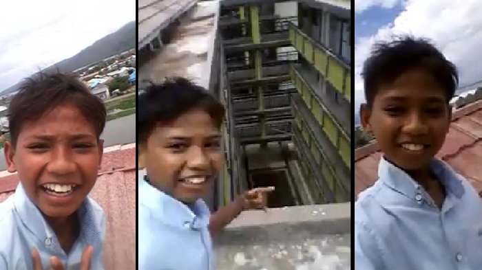 Viral Video Bocah Antusias Sama Rusunawa Sampai Naik Atap