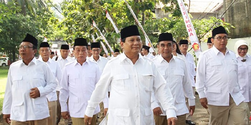 Candaan Prabowo Dalam Sambutannya di Acara HUT Gerindra ke-10