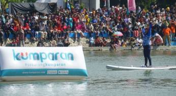 Sempat Ngopi di Atas Paddle Board, Susi Menangi Lomba Lawan Sandi